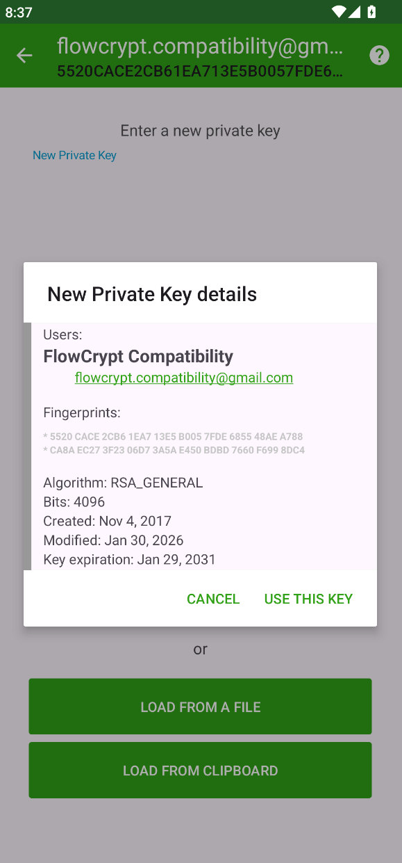 android showcase update key phase2