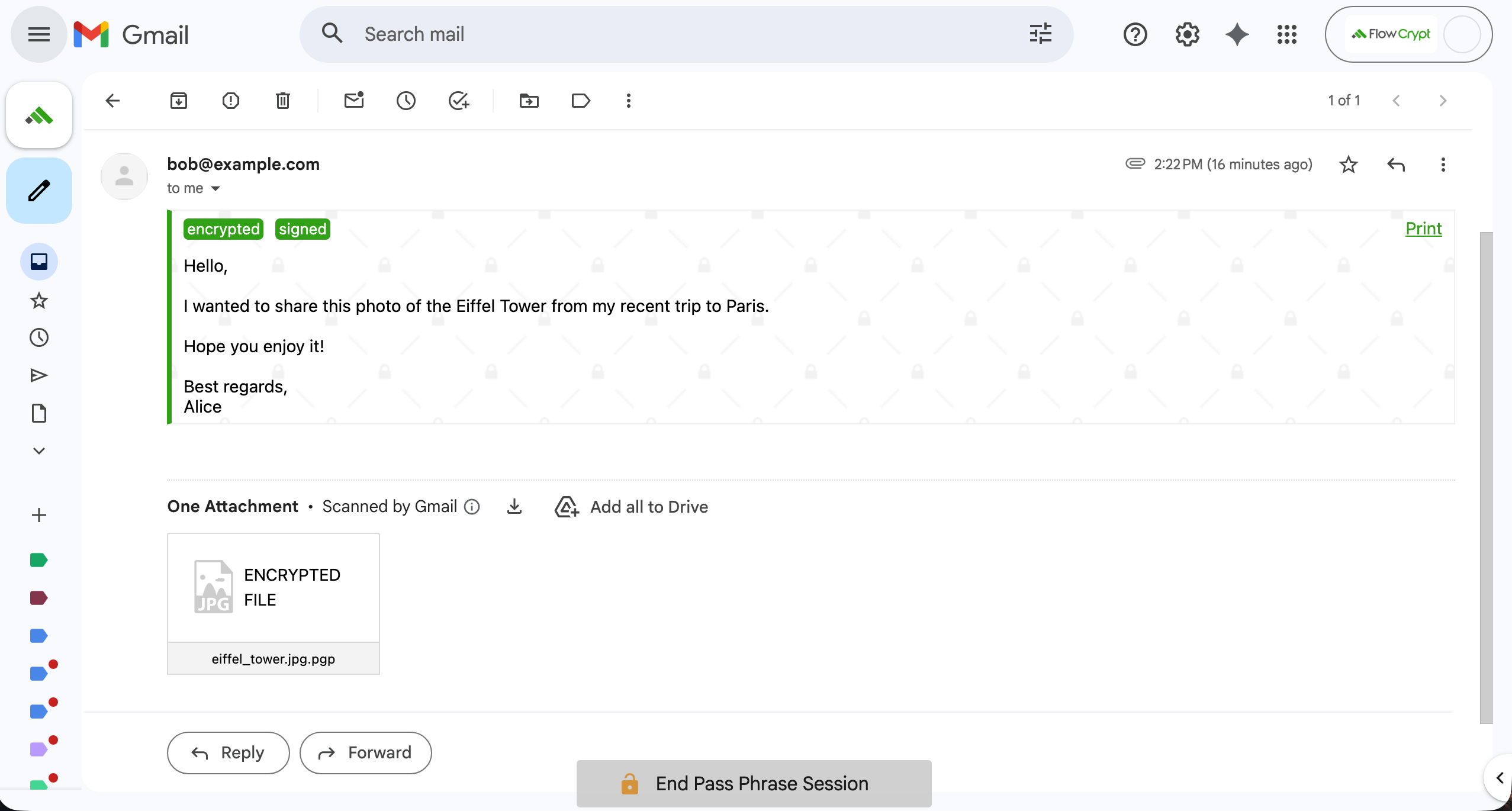 browser openingemailattachment clickonencryptedfileanddownload