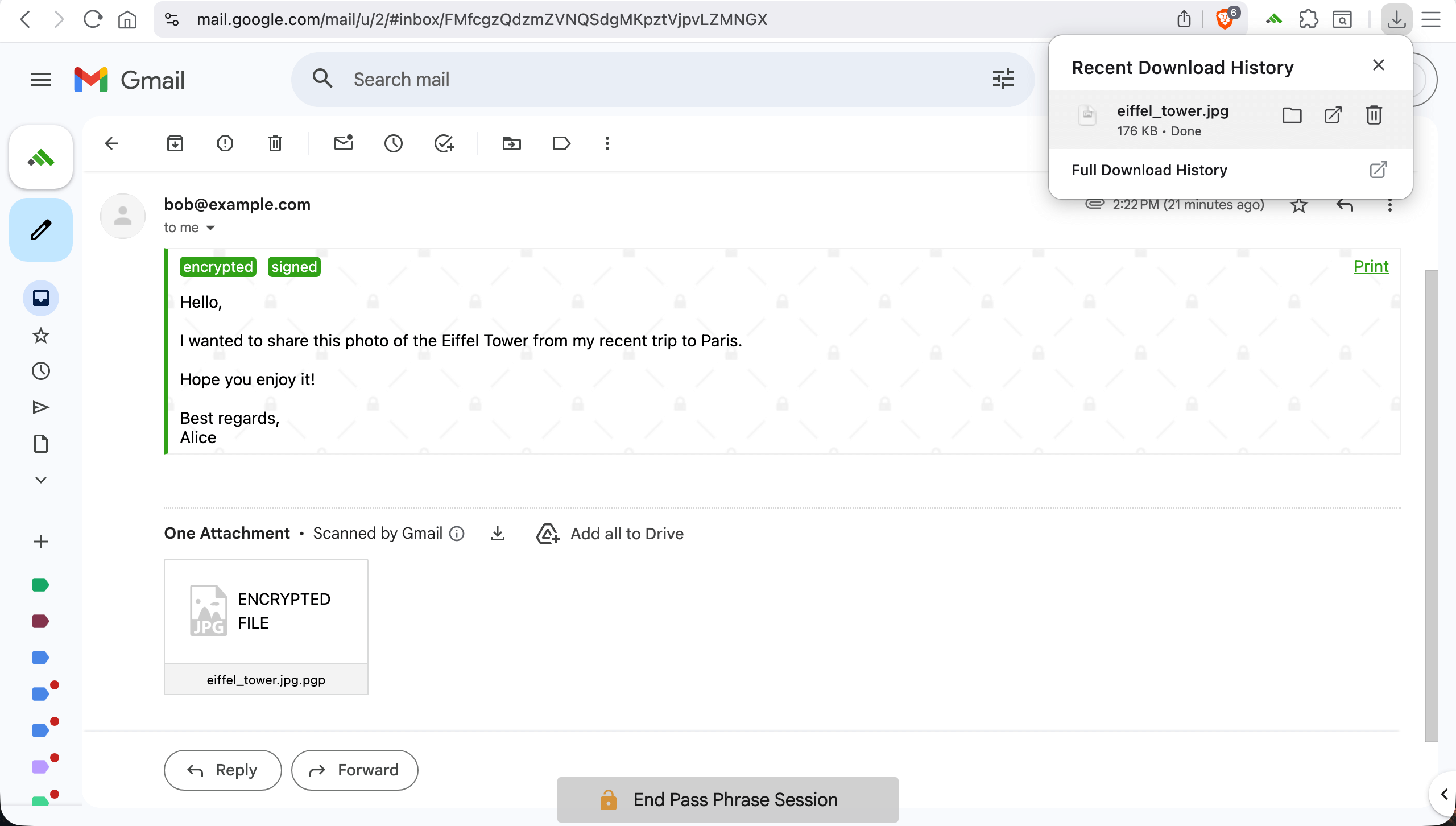 browser openingemailattachment clicktoopenfile