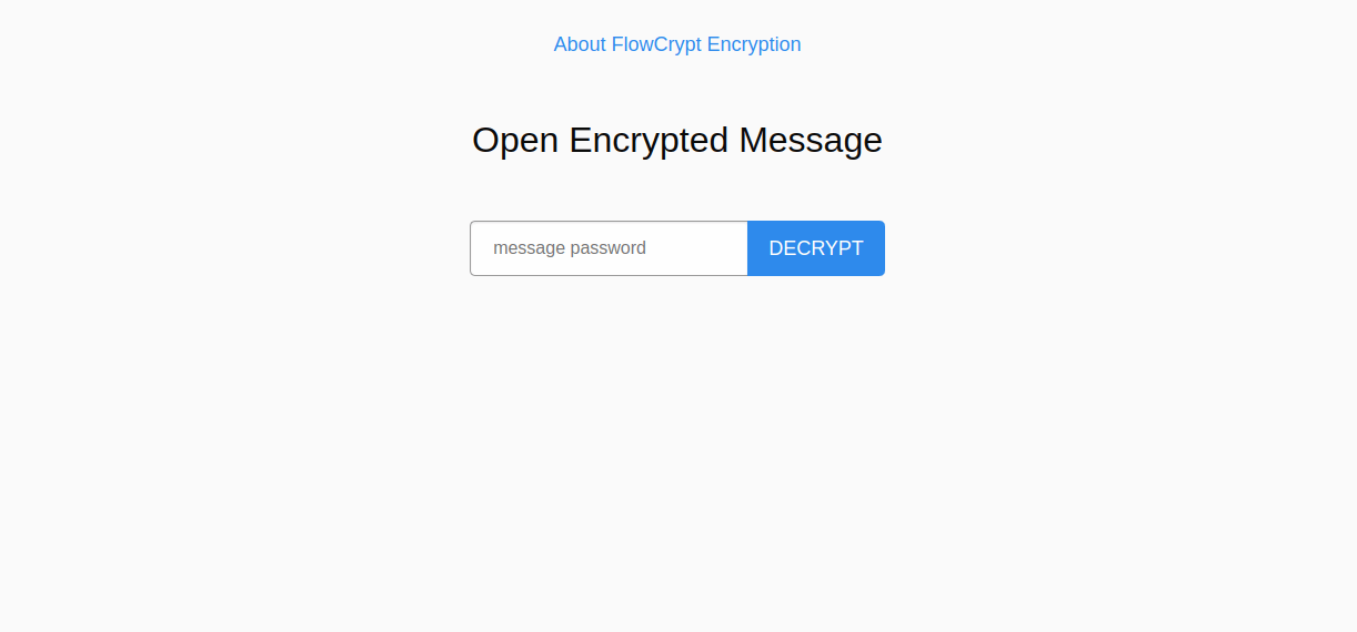 browser openingemailwithoutFC addpwforopenencryptedmessage