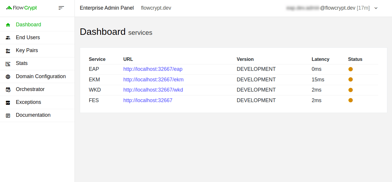 enterprise eap dashboard