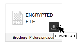 Download encrypted attachments